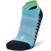 Silver Compression No Show Running Socks - Aqua Large (1 Pair) | Men and Women's Athletic Performance - Buy Online on GoSupps.com