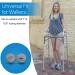 RMS Walker Glide Balls - Set of 2 Grey Balls with Precut Opening for Easy Installation on Most Walkers - 2 Count - Buy Online on GoSupps.com