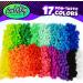 1800 Small Pom Poms Balls Craft Supplies - Assorted Colored Fuzzy Mini 1cm Pom Poms - Buy Online on GoSupps.com