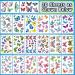 Leesgel Butterfly Temporary Tattoos for Kids - Glitter Girls Birthday Party Decorations - Buy Online on GoSupps.com
