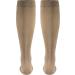Truform Women's Compression Stockings 20-30 mmHg - Knee High Open Toe Opaque Beige - Medium (1 Pair) | International Shipping Available - Buy Online on GoSupps.com