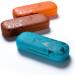 FEFI Hardcase Glasses Case - Nature Embossed Flower Design in Brown | Durable & Stylish Eyewear Protection - Buy Online on GoSupps.com