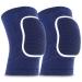 Sibba Compression Elbow Pads Arm Brace Support Fitness Arm Knee Protector Volleyball Basketball Breathable Elbow Wraps for Kids Men and Women (Blue)