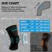 Millenti Knee Brace Compression Sleeve - Side Stabilizers & Patella Gel Pad - Black Blue Medium | Size M - International Shipping Available - Buy Online on GoSupps.com