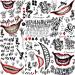 GOROMON 6 Sheets The Joker Temporary Tattoos For Halloween Makeup Kit  Suicide Squad Joker Tattoos Stickers For Women Men Adults  Damaged Tattoo Joker Hand Smile Face Poker Prisoner Costume Skull Set B(6 Sheets)