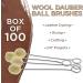 Wool Daubers Ball Brush (Pack of 100) - Leather Dye Applicator Tool for Crafting & DIY Projects - Buy Online on GoSupps.com
