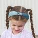 FROG SAC Girls' 3-Pack Top Knot Headbands - Cute Two Tone Knotted Headband Set for Kids - Fashion Hair Accessories in Purple, Pink, Blue - Buy Online on GoSupps.com