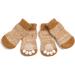 Pet Heroic 8 Sizes Anti-Slip Dog Socks Cat Socks Dog Cat Paw Protector With Rubber Reinforcement Traction Control for Indoor Wear Fit Extra Small to Extra Large Dogs Cats Yellow mode S - Buy Online on GoSupps.com