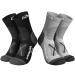 Alps Bears hiking socks made of merino wool 2 & 3 pair professional trekking socks for hiking - outdoor socks for women men & children - warm merino hiking socks - function socks - trekking sports socks 43-48 gray -black - 2 pairs