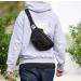 BOMENCE Small Bike Handlebar Pocket - 2-in-1 Sustainable Belt & Hip Pocket Made from Recycled PET (Black) - Buy Online on GoSupps.com