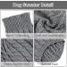 FWLWTWSS Dog Jumper Sweater Vest | Soft Turtleneck Knitted Puppy Clothes | Winter Warm Coat for Small Medium Dogs and Cats (Grey, M) - Buy Online on GoSupps.com