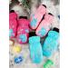 3 Pairs Waterproof Warm Lined Snow Mittens for Kids Toddler Boys Girls - Pink, Light Blue, Rose Red - 3-6 Years - Buy Online on GoSupps.com