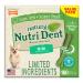Nylabone Nutri Dent Natural Dental Fresh Breath Flavored Chew Treats Mini (160 Count)