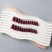 Dark Red Press On Nails - Medium Short Square & Ballerina Coffin Shape | 24 PCS Glossy Acrylic Fake Nails | Xcreando Spring Summer Collection - Buy Online on GoSupps.com
