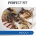Perfect Fit Indoor Cat Food - Anti-Hairball Chicken & Peas in Sauce 12x85g Portions for Adult Cats - Buy Online on GoSupps.com
