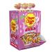 Chupa Chups Lollis Strawberry Lover counter display with 150 fruity & creamy strawberry lollipops ideal for kiosk candy bar & office 150 x 12g