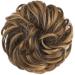 Buy Fine Hair Part with Rubber Band - Large Dutt Hair Tubes Chocolate Brown & Caramel Blonde Synthetic Hair Extensions for Women & Girls - 55g - Buy Online on GoSupps.com