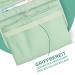 Jubi Mint Quilted Diaper Bag with Changing Mat | Stylish Small Bag with Extra Space & Velcro Fastener for On-the-Go Parents - Buy Online on GoSupps.com