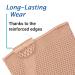 Actimove Everyday Knee Support - Closed Patella Pain Relief & Swelling Large (Left/Right) - Ideal for Chronic Pain & Injuries - Beige - Buy Online on GoSupps.com