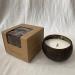 Jasmine Scented Coconut Bowl Candle | 14oz Premium Soy | Eco-Friendly Aromatherapy & Home D cor | Wood Wicked Natural Coconut Shell Candle - Buy Online on GoSupps.com