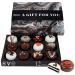 COOKIES GIFT BASKET | Gourmet Gluten Free Chocolate Covered Cookies for Holiday | Hostess Gifts | Corporate Gift Baskets for Delivery Prime | Handcrafted VEGAN COOKIES Kosher [12 Count] (Black Marble)