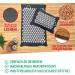 Neo-Olympus Acupressure Mat with Pillow | Coconut & Buckwheat Filling | 7 452 Pressure Points | Video Instructions | Dark Gray Massage Mat - Buy Online on GoSupps.com