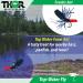 Thor Outdoor Topwater Dry Fly Kit - 36 Pc Trout Bass Panfish Assortment - Black Ant Foam Spider Mosquito - Size 12-14 Hooks - Buy Online on GoSupps.com