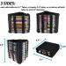 Mini Bead Tower Storage Unit - 6.5 Inches | Portable & Foldable Storage for Large and Small Bead Tubes | Clear Zippered Pouch Included - Buy Online on GoSupps.com
