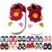 MiniFeet Premium Soft Leather Baby Shoes - BUY 4 PAIRS & GET 1 OF THEM FOR FREE ! - Toddler Shoes - 0-6 Months to 4-5 Years 0-6 Months Pink Flower