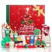 LUCOTIYA Advent Calendar 2024-24 Days of Beauty Advent Calendar Bath and Body Gifts Sets for Women Christmas Gift Baskets for Women Skincare Beauty Advent Calendar Green