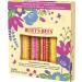 Burt's Bees In Full Bloom Lip Balm Set - 4 Pack: Original Beeswax, Dragonfruit Lemon, Tropical Pineapple & Strawberry - Buy Online on GoSupps.com