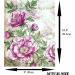 Vintage Flower Theme Mulberry Rice Paper 8x10.5 inch - 6 Different Printed Images for Decoupage Crafts and Mixed Media Art - Buy Online on GoSupps.com