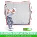 GoSports 2x1 Golf Hitting Mat with 3 Rubber Tees - Indoor/Outdoor Artificial Turf Practice Mat in Green - Buy Online on GoSupps.com