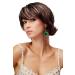Wig Me Up-Women's wig wing short hair wig short black brown mahogany mix blonde highlights of corrugated neck area Leeza-1Bt33-H27k