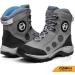 Foxelli Lightweight Wading Boots for Men - Rubber Sole, Grey, Size 14 | Fly Fishing Shoes - Buy Online on GoSupps.com