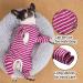 Axcimond Dogs One-Divider Long-Sleeved Dog Bodysuit | Post-Op Wound Protection for Small & Medium Dogs | Anti-Leak Dog Cone Alternative - XL Rose - Buy Online on GoSupps.com