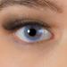 Contact lenses colored without thickness gray-blue colored annual lenses soft lenses soft hydrogel 2 pieces of color lens + lentil container 0.0 diopters natural colors series ocean marine (gray-blue)