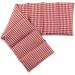 Buy Rapeseed Pillow 75x20cm - Large 8-Chamber Heat Pad | Red-White Grain Pillow for Relaxation & Relief - Buy Online on GoSupps.com