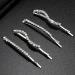 Sparkly Rhinestone Bobby Pins - 16pc Set for Women & Girls | YISSION Silver Barrettes for Wedding, Prom & Parties - Buy Online on GoSupps.com
