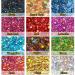 HOLOGRAPHIC Chunky Glitter Set - Jemesi 144g Craft Glitter for Epoxy Resin Face & Nail Art Body Slime | Festival Party Colors - Buy Online on GoSupps.com