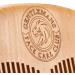Gentlemans Face Care Club Vegan Friendly Beard Comb - Handmade Wooden Comb for Snag Free Moustache and Beard Care - Pocket Size with FREE Storage Bag - Ideal for Beard Oil or Wax - Buy Online on GoSupps.com