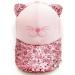 F&P Kids Girls Baseball Cap - Pink Kitty Face, Metal Rings, Adjustable Sizes - Ages 4-9 | Summer Hat for Girls - Buy Online on GoSupps.com