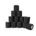 Self Adhesive Bandage Wrap: Non-Woven Breathable & Water-Resistant Vet Wrap for First Aid - Ideal for Stretch Self Adhesive - Black - 12 Rolls 2 x 5 Yard