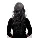 Buy Wig Me Up M-103-44 | Elegant Gray Dark Brown Mix Loose Glatter Pony Wig - 60 cm Length - Buy Online on GoSupps.com