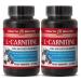 L-carnitine with Chromium - L-CARNITINE 500MG- Boost Athletic Performance (2 Bottles)