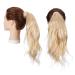 Buy Sego Ponytail Extension - Real Hair Wavy Clip-In 100% Remy Light Blonde #613 18 (45cm) - 90g - Buy Online on GoSupps.com