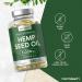 Hemp Seed Oil Capsules | 180 Count | 3000mg | High Strength | Cold Pressed Supplement with Omega 3 6 and 9 | by Horbaach - Buy Online on GoSupps.com