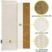 ProsourceFit Ki Acupressure Mat and Pillow Set - Natural Linen for Pain Relief and Muscle Relaxation - Buy Online on GoSupps.com