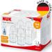 NUK Glass Baby Bottles Set  - First Choice+ - 2 x 240ml + 2 x 120ml - Buy Online on GoSupps.com