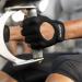 Women's Power Weightlifting Gloves | StretchBack Mesh & Leather Palm | Medium Size 7-7.5 | Black/Black (1 Pair) - Buy Online on GoSupps.com